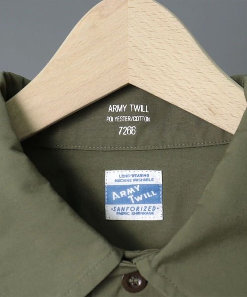 ARMY TWILL(アーミーツイル)の「【 ARMY TWILL / アーミーツイル 】 BIG SHIRTS / ビッグシャツ(シャツ/ブラウス・メンズ・ベージュ/カーキ/ブラック・LARGE/MEDIUM)」の14枚目の写真