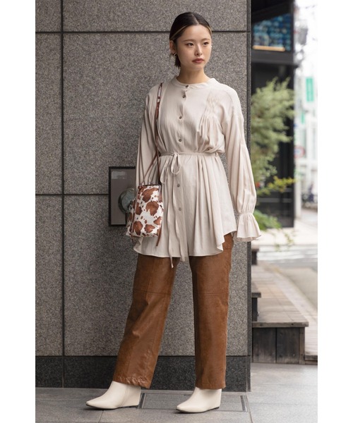 ROSE BUD（ローズバッド）の「フェイクレザーパンツ（その他パンツ 