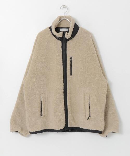 SENSE OF PLACE by URBAN RESEARCH（センスオブプレイスバイアーバンリサーチ）の「ボアトラックジャケット（その他アウター・メンズ・ブラック/ベージュ・MEDIUM/LARGE）」の18枚目の写真