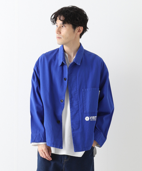 【オシャレ☆JOURNAL STANDARD】青　ジャケット　ブルゾン　サイズL オシャレ☆JOURNAL STANDARD】青 ジャケット ブルゾン サイズL
