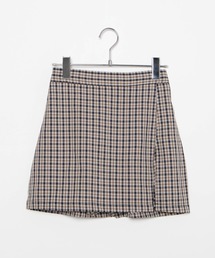 DING | DING/チェックスリットミニスカパン(スカート)