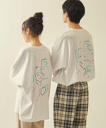 BEAUTY&YOUTH UNITED ARROWS | 【WEB限定】 ＜AOR/Adult Oriented Records＞×＜info. BEAUTY&YOUTH＞ スーパービッグ ロンTEE FACE(Tシャツ/カットソー)