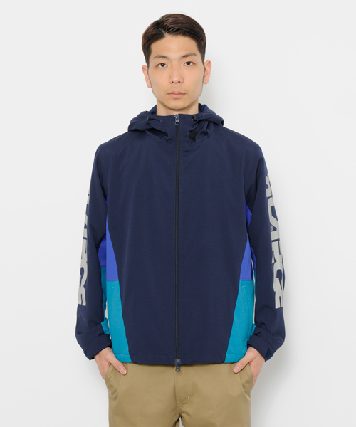 XLARGE（エクストララージ）の「HOODED REFLECTOR JACKET（ナイロンジャケット・メンズ・ネイビー・X-LARGE/SMALL/MEDIUM/LARGE）」の2枚目の写真