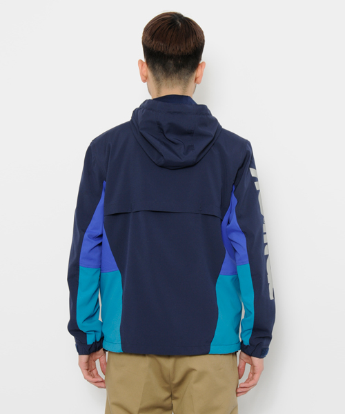 XLARGE（エクストララージ）の「HOODED REFLECTOR JACKET（ナイロンジャケット・メンズ・ネイビー・X-LARGE/SMALL/MEDIUM/LARGE）」の4枚目の写真