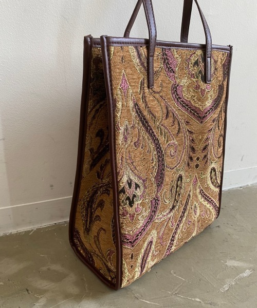 Aunt Marie's（アントマリーズ）の「【A4対応】パイピングジャガードトート/AUNT MARIE'S（トートバッグ・レディース・ブラック/ベージュ/ブラウン・FREE）」の16枚目の写真