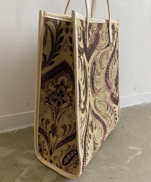 Aunt Marie's（アントマリーズ）の「【A4対応】パイピングジャガードトート/AUNT MARIE'S（トートバッグ・レディース・ブラック/ベージュ/ブラウン・FREE）」の11枚目の写真