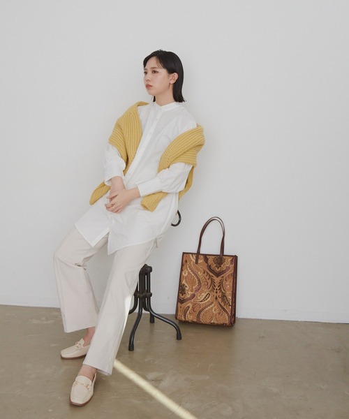 Aunt Marie's（アントマリーズ）の「【A4対応】パイピングジャガードトート/AUNT MARIE'S（トートバッグ・レディース・ブラック/ベージュ/ブラウン・FREE）」の22枚目の写真