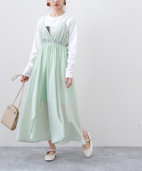 セール Web限定カラーあり 裾ラウンドキャミワンピース ワンピース Archives アルシーヴ のファッション通販 Zozotown