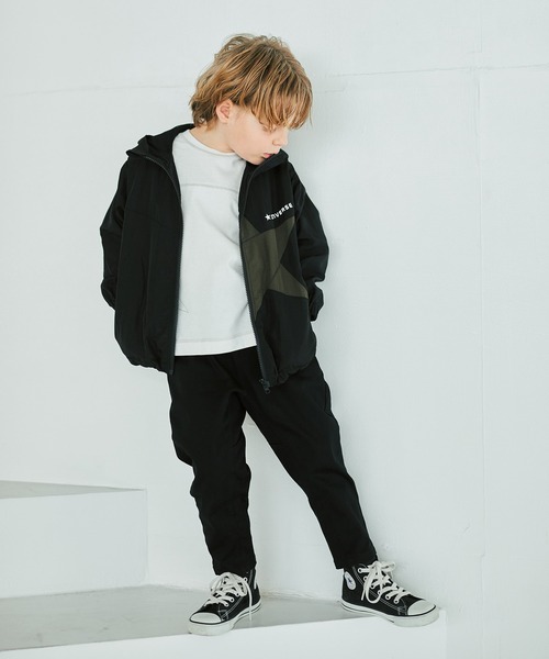 CONVERSE(コンバース)の「【CONVERSE/コンバース】配色ステッチ長袖Tシャツ(Tシャツ/カットソー・キッズ・ブラック/アイボリー・120cm/110cm/130cm/100cm/140cm)」の10枚目の写真