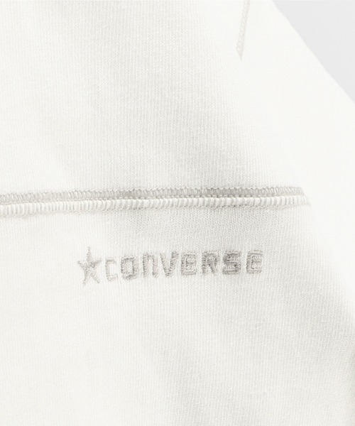 CONVERSE(コンバース)の「【CONVERSE/コンバース】配色ステッチ長袖Tシャツ(Tシャツ/カットソー・キッズ・ブラック/アイボリー・120cm/110cm/130cm/100cm/140cm)」の4枚目の写真