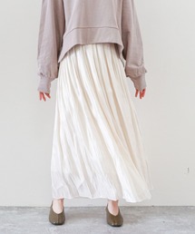 シャイニーギャザースカート