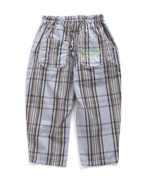 BREEZE（ブリーズ）の「/ガーメントダイチェックパンツ 10分丈（その他パンツ・キッズ・パープル/イエロー・110/120/100/90/130/140/80）」の3枚目の写真