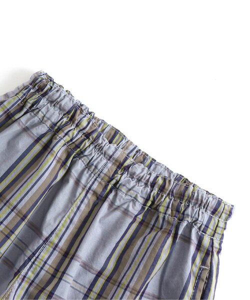 BREEZE（ブリーズ）の「/ガーメントダイチェックパンツ 10分丈（その他パンツ・キッズ・パープル/イエロー・110/120/100/90/130/140/80）」の5枚目の写真