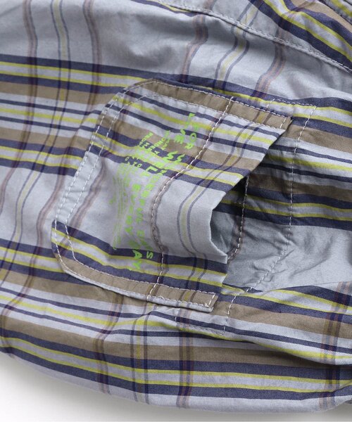 BREEZE（ブリーズ）の「/ガーメントダイチェックパンツ 10分丈（その他パンツ・キッズ・パープル/イエロー・110/120/100/90/130/140/80）」の9枚目の写真
