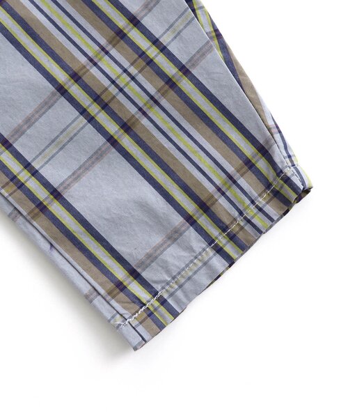 BREEZE（ブリーズ）の「/ガーメントダイチェックパンツ 10分丈（その他パンツ・キッズ・パープル/イエロー・110/120/100/90/130/140/80）」の10枚目の写真