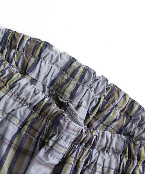 BREEZE（ブリーズ）の「/ガーメントダイチェックパンツ 10分丈（その他パンツ・キッズ・パープル/イエロー・110/120/100/90/130/140/80）」の6枚目の写真