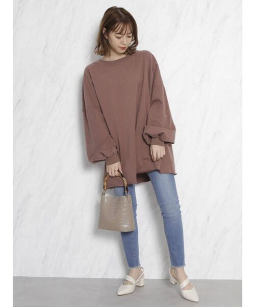 dazzlin（ダズリン）の「ベーシックハイウエストスキニーパンツ（デニムパンツ・レディース・ブルー/インディゴブルー・SMALL/MEDIUM/LARGE）」の7枚目の写真