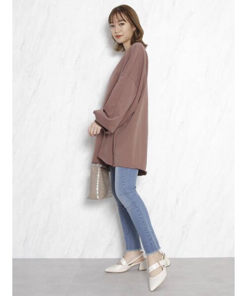 dazzlin（ダズリン）の「ベーシックハイウエストスキニーパンツ（デニムパンツ・レディース・ブルー/インディゴブルー・SMALL/MEDIUM/LARGE）」の8枚目の写真