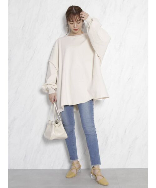 dazzlin（ダズリン）の「ベーシックハイウエストスキニーパンツ（デニムパンツ・レディース・ブルー/インディゴブルー・SMALL/MEDIUM/LARGE）」の14枚目の写真