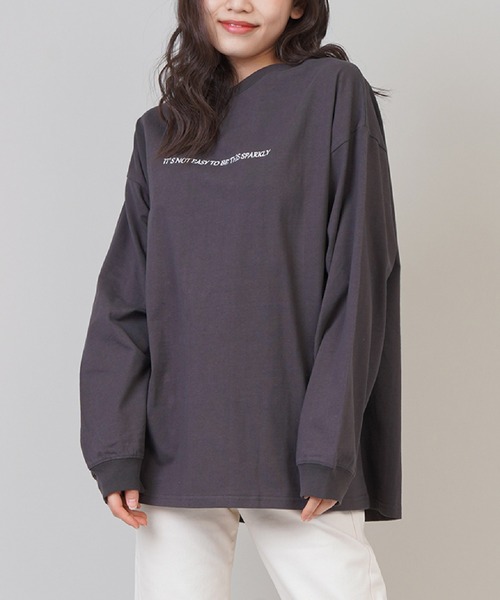 11247【美品・正規品確認済み】オフホワイト☆バックプリント黒ロングtシャツ 11247【美品・正規品確認済み】オフホワイト☆バックプリント黒