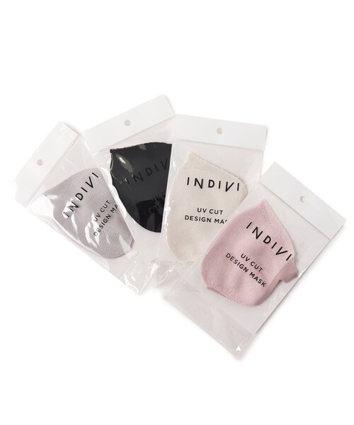 INDIVI（インディヴィ）の「【WEB限定UVカット/ハンドウォッシュ】シルクマスク（マスク・レディース・ブラック/グレー/オフホワイト/ピンク系・38）」の15枚目の写真