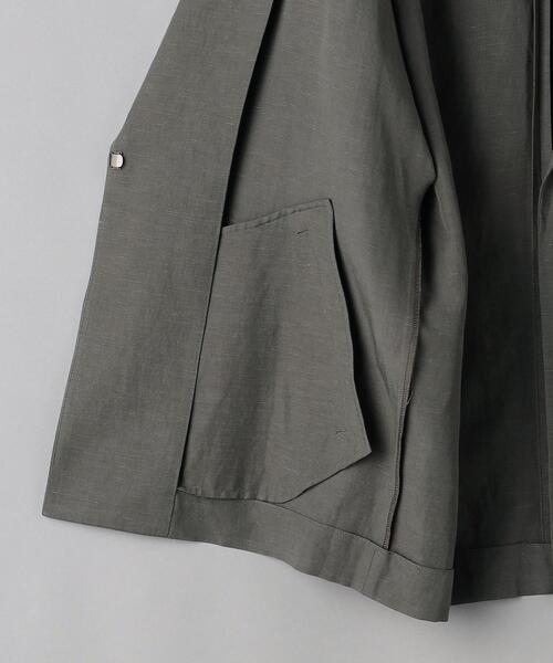 BEAUTY&YOUTH UNITED ARROWS（ビューティーアンドユースユナイテッドアローズ）の「BY ドルマンスリーブジャケット（テーラードジャケット・レディース・ライム/ダークグレー/その他9・SMALL/MEDIUM）」の17枚目の写真