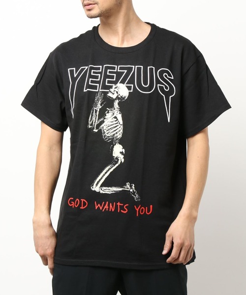 ROCK STE(ロクステ)の「Yeezus イーザス 半袖Tシャツ(Tシャツ/カットソー・メンズ・ホワイト/ブラック/ブラック系その他2/ホワイト系その他4/ブラック系その他3・M/L/XL)」の3枚目の写真