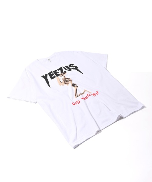 ROCK STE(ロクステ)の「Yeezus イーザス 半袖Tシャツ(Tシャツ/カットソー・メンズ・ホワイト/ブラック/ブラック系その他2/ホワイト系その他4/ブラック系その他3・M/L/XL)」の6枚目の写真