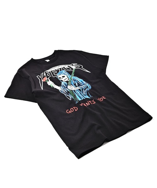 ROCK STE(ロクステ)の「Yeezus イーザス 半袖Tシャツ(Tシャツ/カットソー・メンズ・ホワイト/ブラック/ブラック系その他2/ホワイト系その他4/ブラック系その他3・M/L/XL)」の10枚目の写真