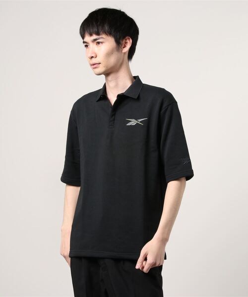 Reebok（リーボック）の「クラシックス ポロ シャツ / Classics Polo Shirt（ポロシャツ・メンズ・ブラック/オフホワイト・X-LARGE/SMALL/MEDIUM/X-SMALL/XX-LARGE/LARGE）」の12枚目の写真