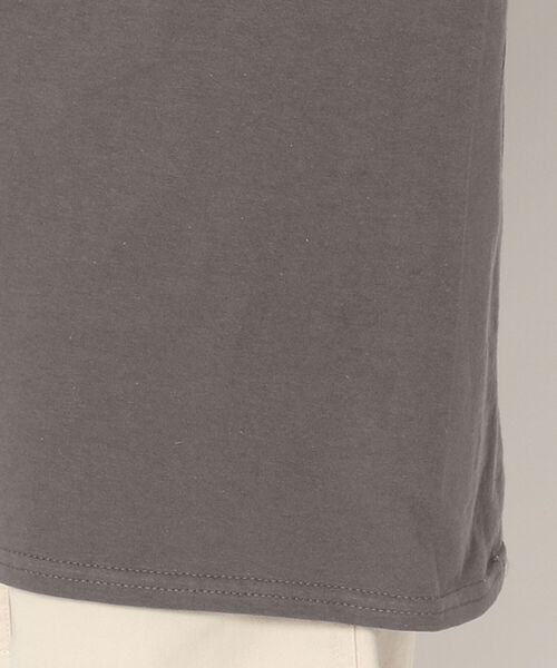 MANASTASH(マナスタッシュ)の「MANASTASH/マナスタッシュ Ws MOON SMILE TEE FOR BEAVER 別注ムーンスマイルT(Tシャツ/カットソー・レディース・ホワイト/チャコール・MEDIUM)」の8枚目の写真