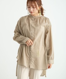 earth music&ecology | ボイルギャザーチュニック ＊(Tシャツ/カットソー)