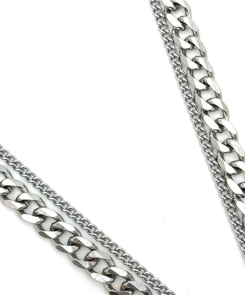 LA VORAGINE（ラ ヴォラジネ）の「ユニセックス　ステンレスダブルネックレス（ネックレス・レディース・その他5・FREE）」の7枚目の写真