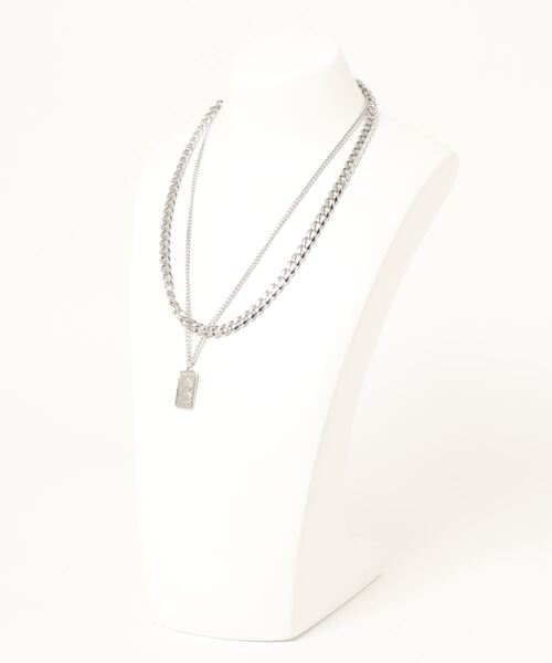 LA VORAGINE（ラ ヴォラジネ）の「ユニセックス　ステンレスダブルネックレス（ネックレス・レディース・その他5・FREE）」の10枚目の写真