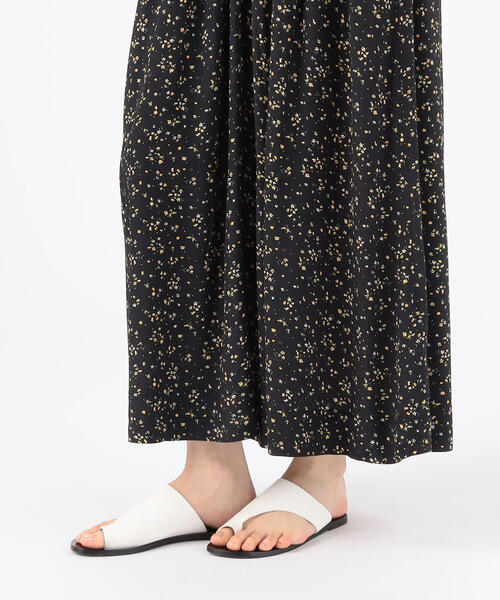 セール ワンピース レーヨン Ganni レーヨン フラワープリントワンピース ワンピース Tomorrowland トゥモローランド のファッション