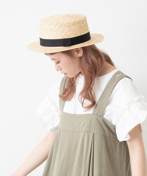 MERLOT（メルロー）の「麦わらカンカン帽（ハット・レディース・ナチュラル・FREE）」の3枚目の写真