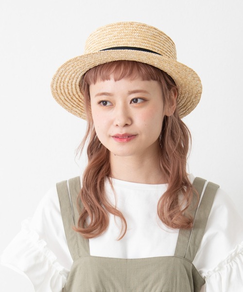 MERLOT（メルロー）の「麦わらカンカン帽（ハット・レディース・ナチュラル・FREE）」の5枚目の写真