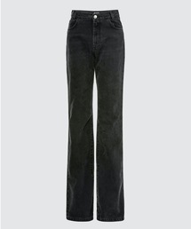 Flared denim pants