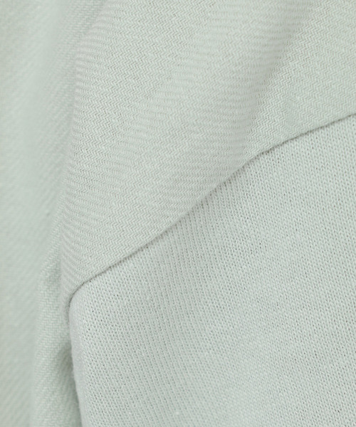 LBC（エルビーシー）の「布帛切り替えTee（Tシャツ/カットソー・レディース・チャコールグレー/ミント/ホワイト・L/M）」の11枚目の写真