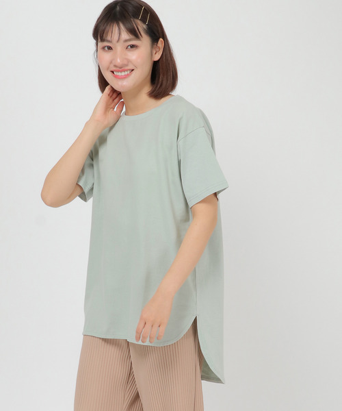 LBC（エルビーシー）の「布帛切り替えTee（Tシャツ/カットソー・レディース・チャコールグレー/ミント/ホワイト・L/M）」の17枚目の写真