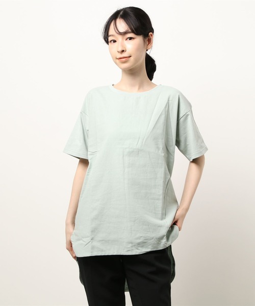 LBC（エルビーシー）の「布帛切り替えTee（Tシャツ/カットソー・レディース・チャコールグレー/ミント/ホワイト・L/M）」の19枚目の写真