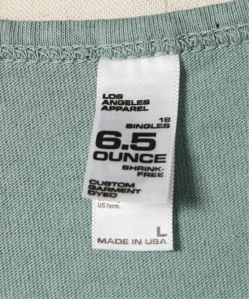 LOS ANGELES APPAREL（ロサンゼルスアパレル）の「【LA APPAREL / ロサンゼルスアパレル】 CLASSIC タンクトップ（タンクトップ・メンズ・ホワイト/ブラック/イエロー/グリーン・MEDIUM/LARGE/X-LARGE）」の8枚目の写真