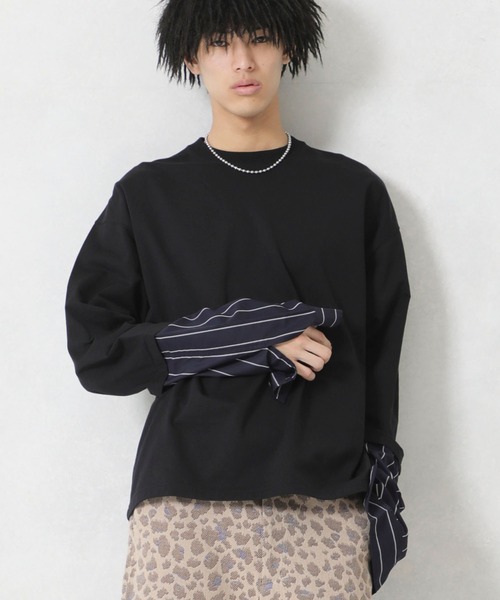 no.(ナンバー)の「【no.】SWITCH SHIRT CUTSAW 【ZOZOTOWN限定】ブランド別注カラーあり(Tシャツ/カットソー・メンズ・ブルー/ベージュ/ホワイト/ブラック・1/2)」の14枚目の写真