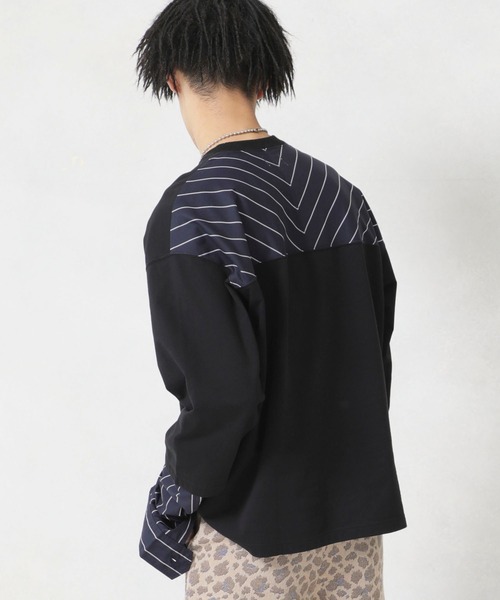 no.(ナンバー)の「【no.】SWITCH SHIRT CUTSAW 【ZOZOTOWN限定】ブランド別注カラーあり(Tシャツ/カットソー・メンズ・ブルー/ベージュ/ホワイト/ブラック・1/2)」の17枚目の写真