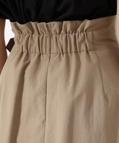 N.(N. Natural Beauty Basic)(エヌエヌナチュラルビューティーベーシック)の「◆バックル付セミフレアスカート(スカート・レディース・ベージュ/ネイビー/グリーン/オレンジ・MEDIUM)」の6枚目の写真