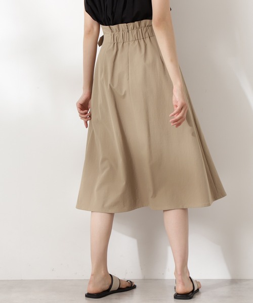 N.(N. Natural Beauty Basic)(エヌエヌナチュラルビューティーベーシック)の「◆バックル付セミフレアスカート(スカート・レディース・ベージュ/ネイビー/グリーン/オレンジ・MEDIUM)」の14枚目の写真