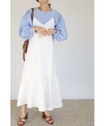 【ZOZO限定】デニムツイルキャミドレス