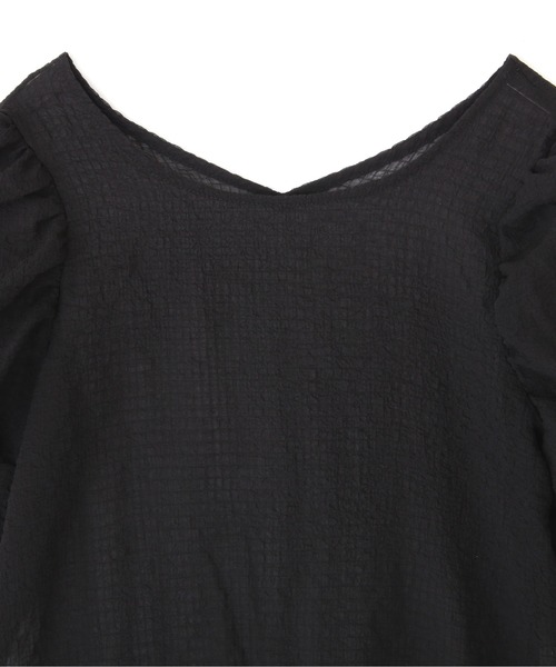 FREE'S MART（フリーズマート）の「◆シースルーパフスリーブ半袖ブラウス（シャツ/ブラウス・レディース・ホワイト/ブラック/イエロー・FREE）」の17枚目の写真