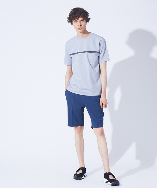 ABAHOUSE（アバハウス）の「Wテープ フロントライン ポケットTシャツ（Tシャツ/カットソー・メンズ・ホワイト/ネイビー/グレイッシュブルー・44/46/48）」の22枚目の写真