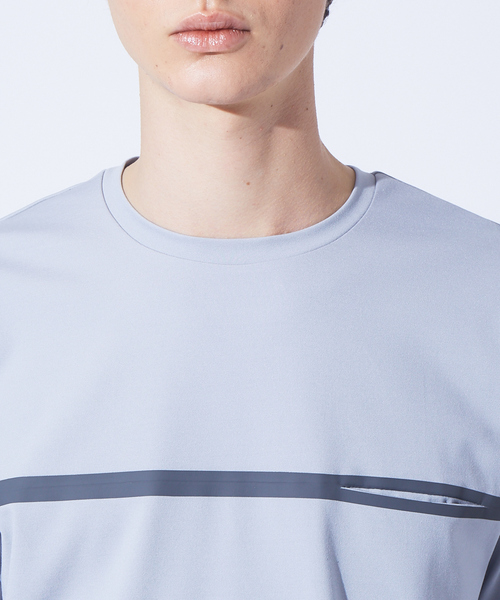 ABAHOUSE（アバハウス）の「Wテープ フロントライン ポケットTシャツ（Tシャツ/カットソー・メンズ・ホワイト/ネイビー/グレイッシュブルー・44/46/48）」の19枚目の写真
